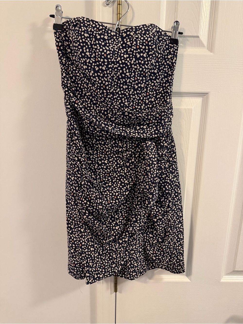 Club Monaco Navy and White Harper Dress